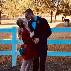 Vintage Free people rust orange dress. Size XS. $45. Paid $265